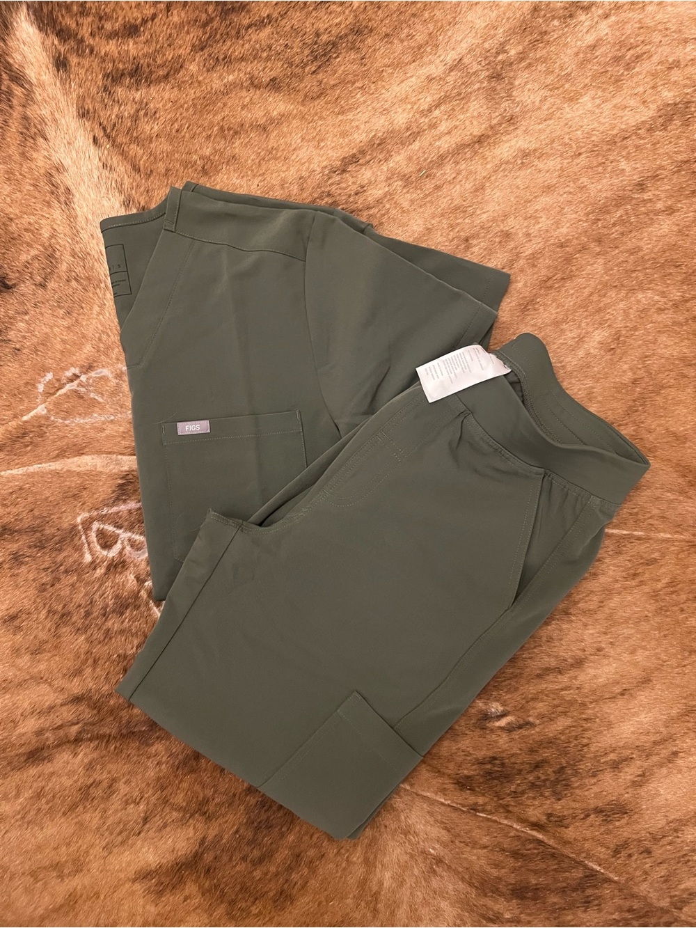 Figs moss scrubs set